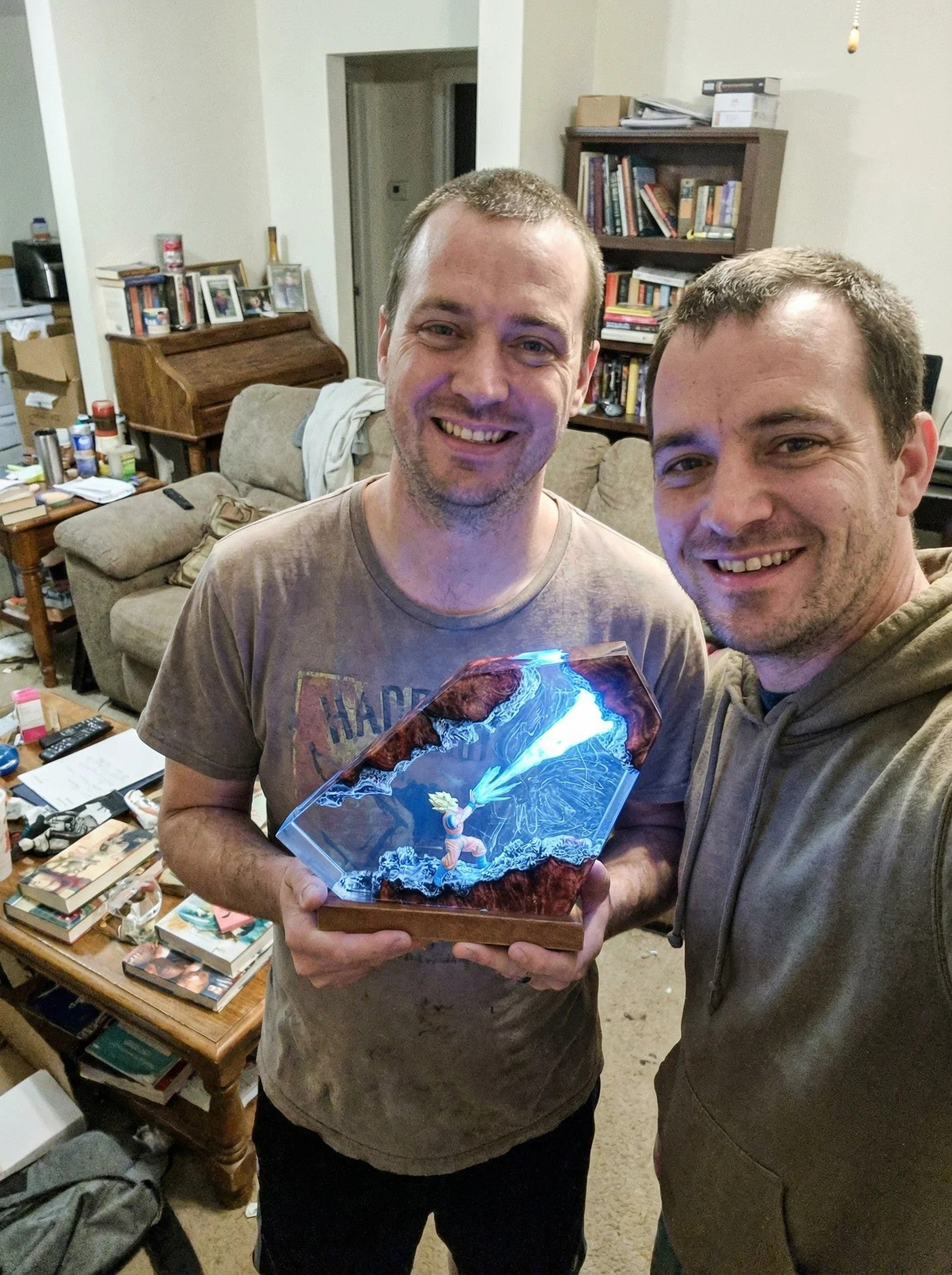 Customer selfie review photo