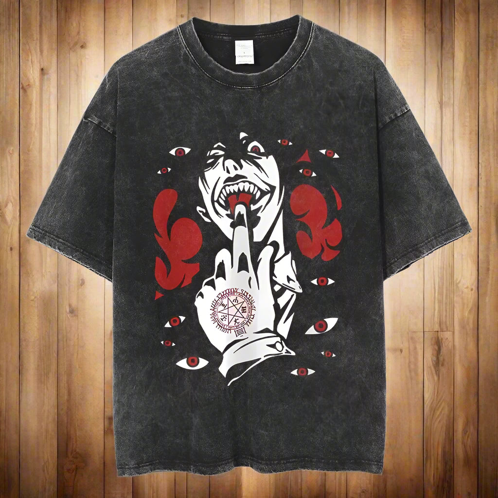 Cursed Smile Occult Graphic Tee