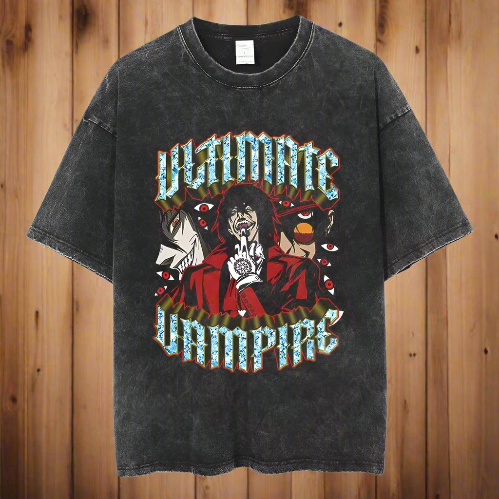 Sinister Eyes Horror Manga Tee